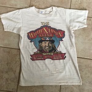 Vintage paper-thin Willie Nelson Tee Shirt
